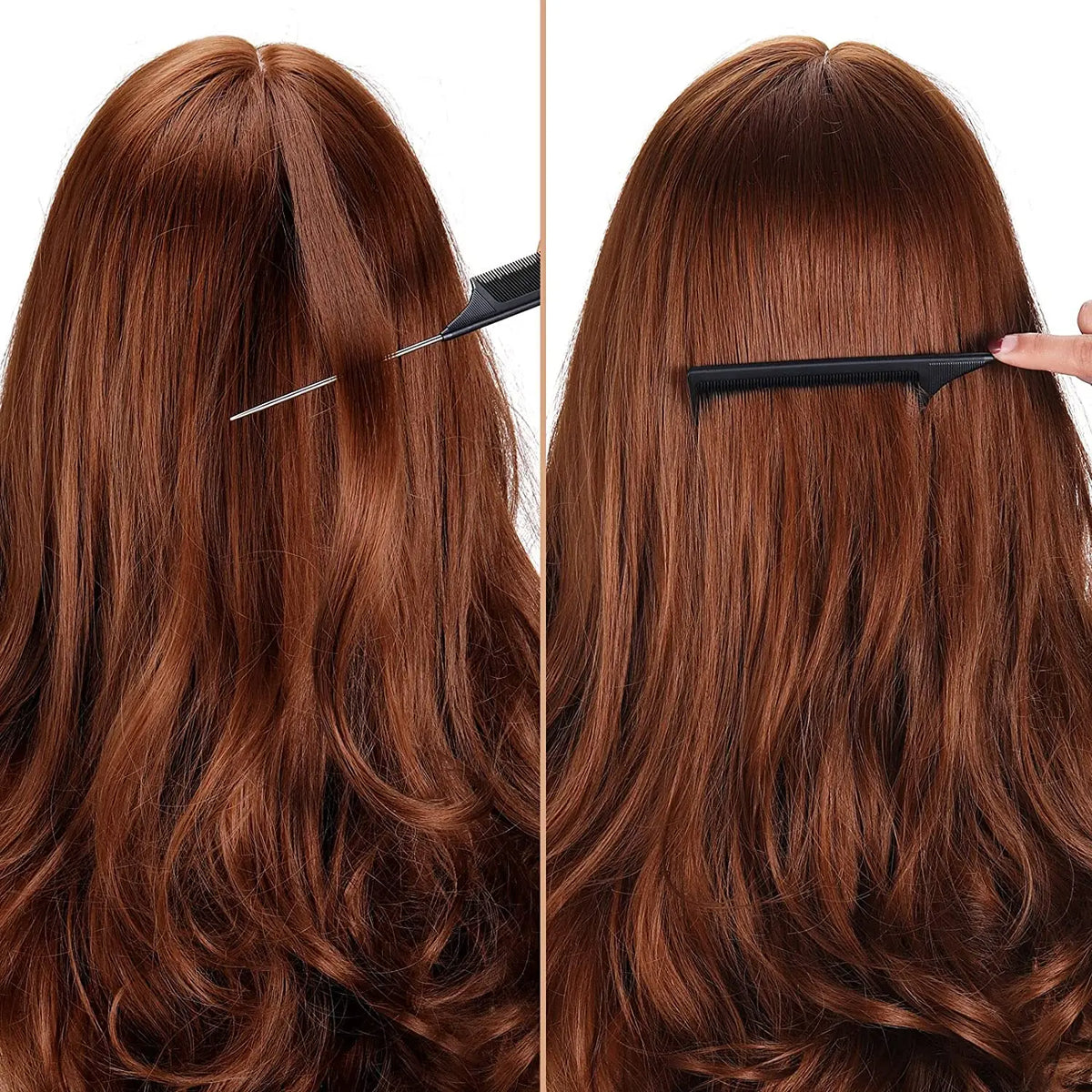 3-Piece Rat Tail Comb Set – Sectioning & Styling