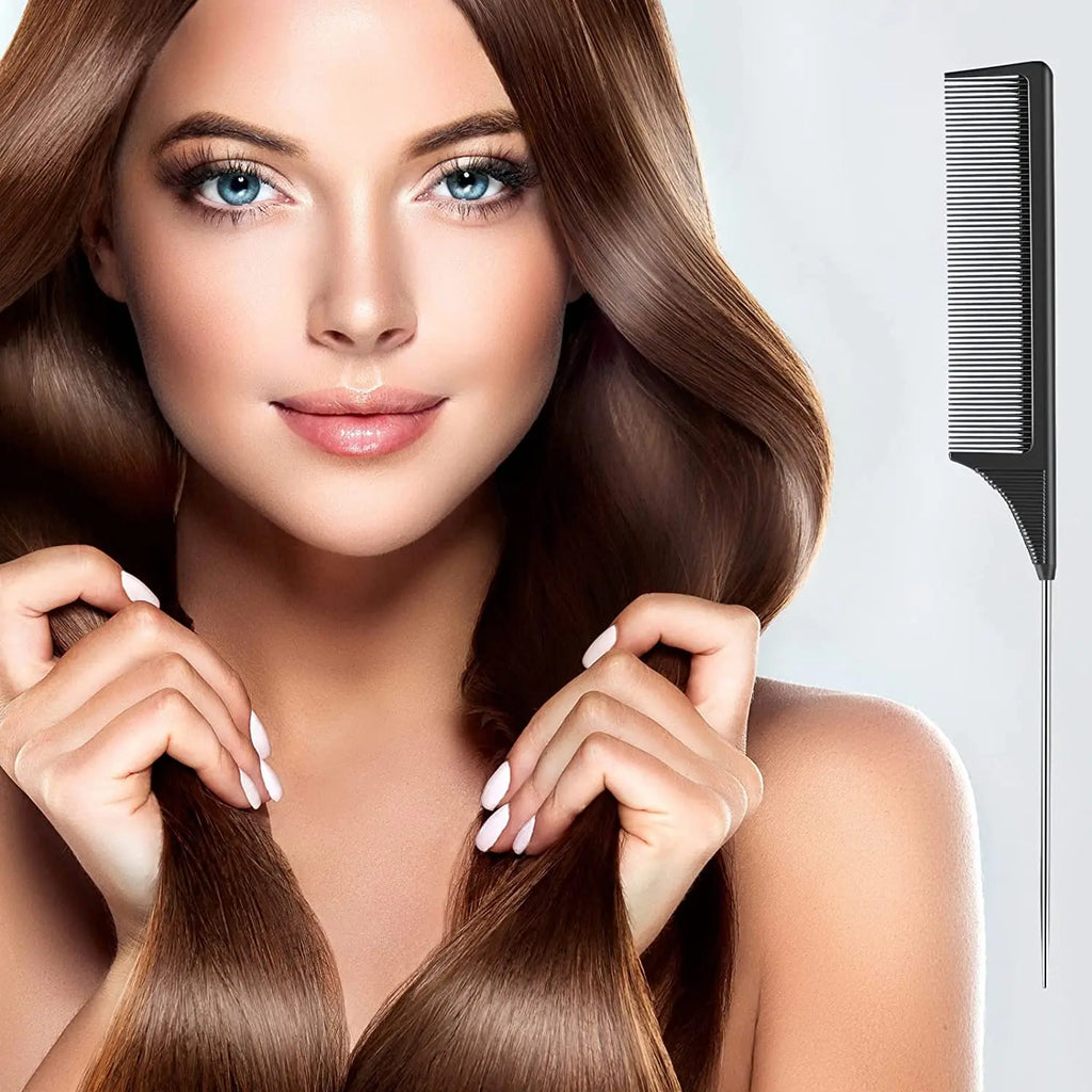 3-Piece Rat Tail Comb Set – Sectioning & Styling