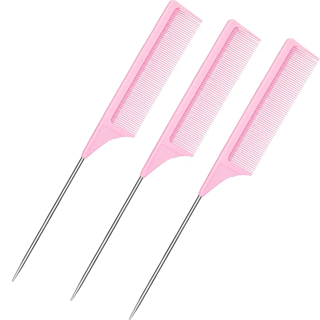 3-Piece Rat Tail Comb Set – Sectioning & Styling