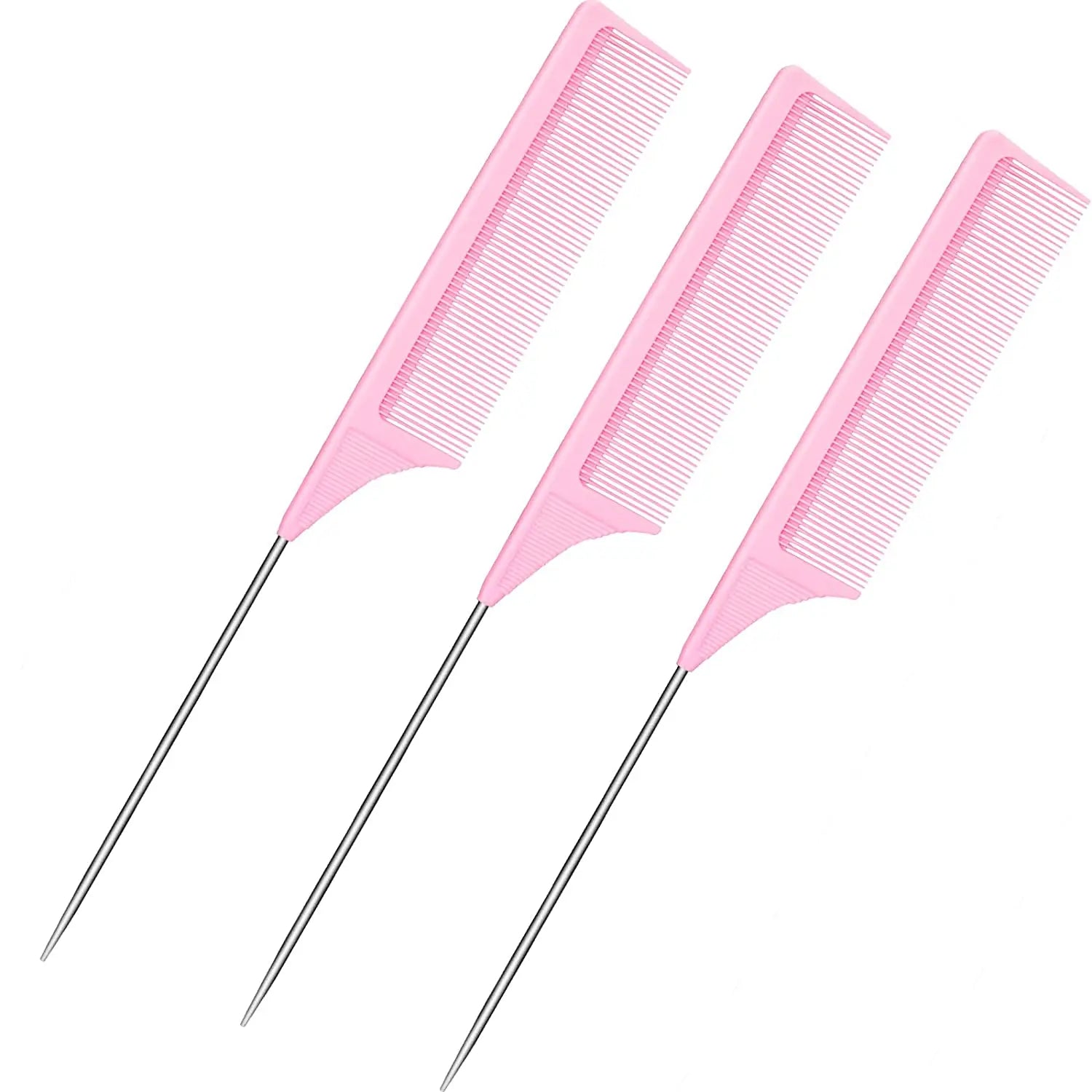 3-Piece Rat Tail Comb Set – Sectioning & Styling