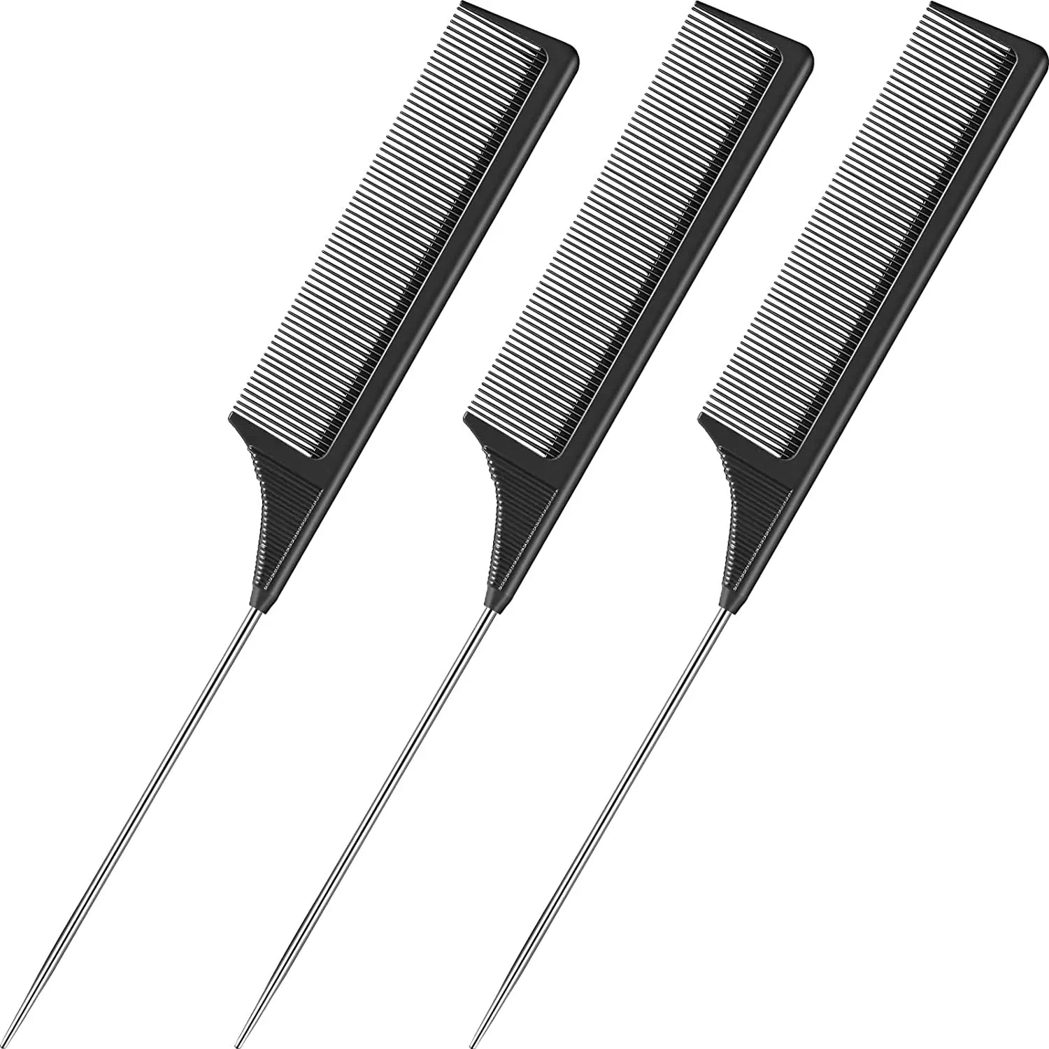 3-Piece Rat Tail Comb Set – Sectioning & Styling