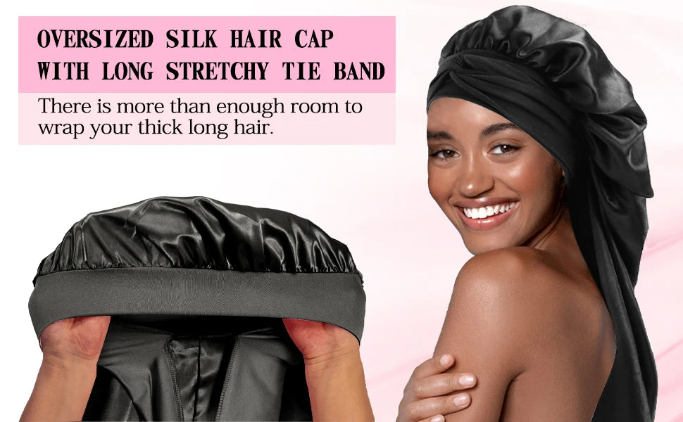 Extra-Large Satin Bonnet