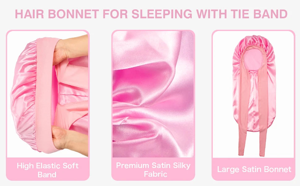 Extra-Large Satin Bonnet