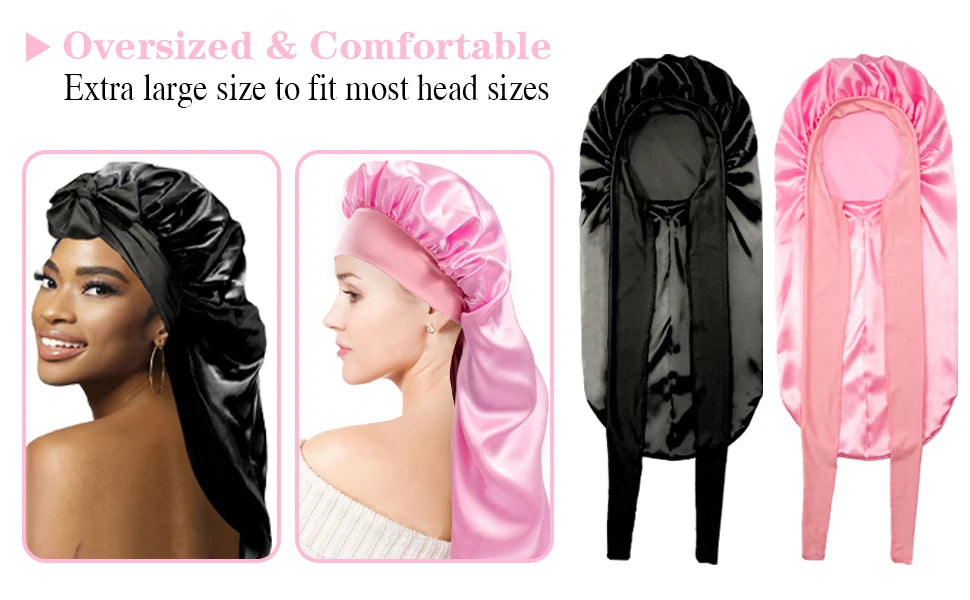 Extra-Large Satin Bonnet