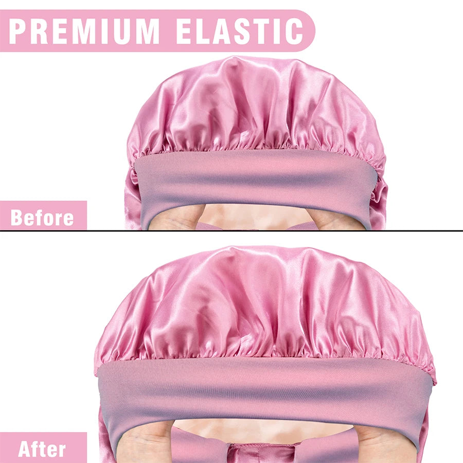 Extra-Large Satin Bonnet