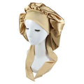 Extra-Long Satin Bonnet with Adjustable Tie | Hair Protection Sleep Cap