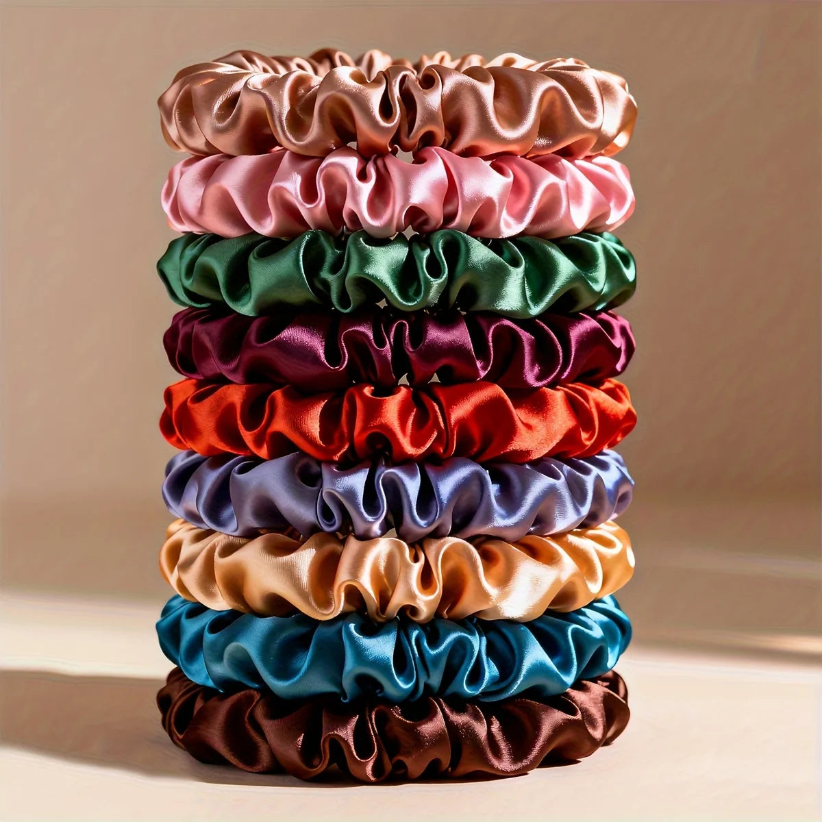 17-Piece Satin Scrunchie Set – Everyday Hair Essentials